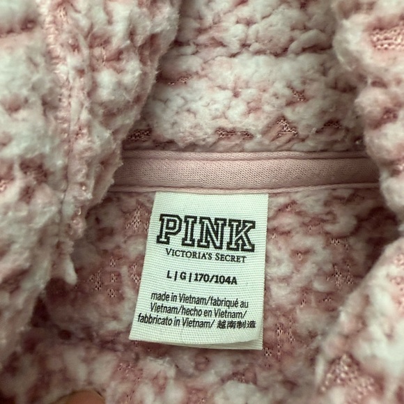 Victoria's Secret Pink Sherpa Hoodie - Picture 4 of 6